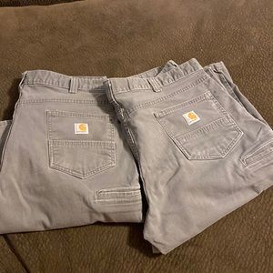 Lot of 2 Carharrt jeans relaxed fit 40X30